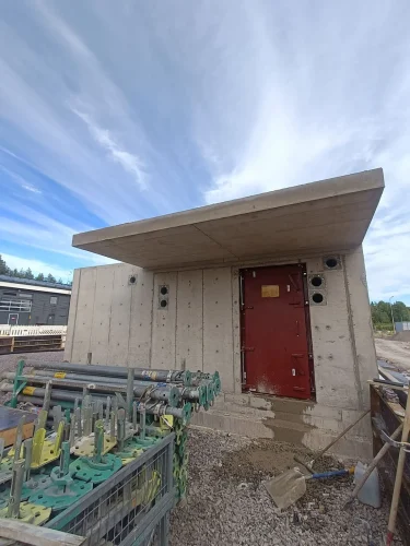 Valmis väestönsuoja rakennus